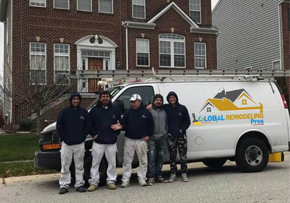 Remodeling crew team photo