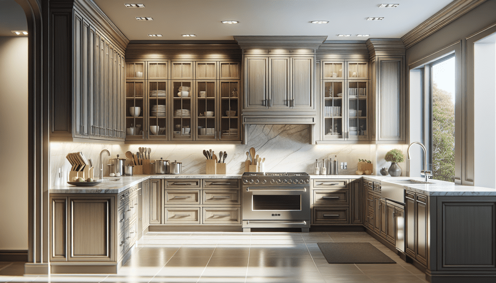 modern 10x10 kitchen cabinets with marble countertops