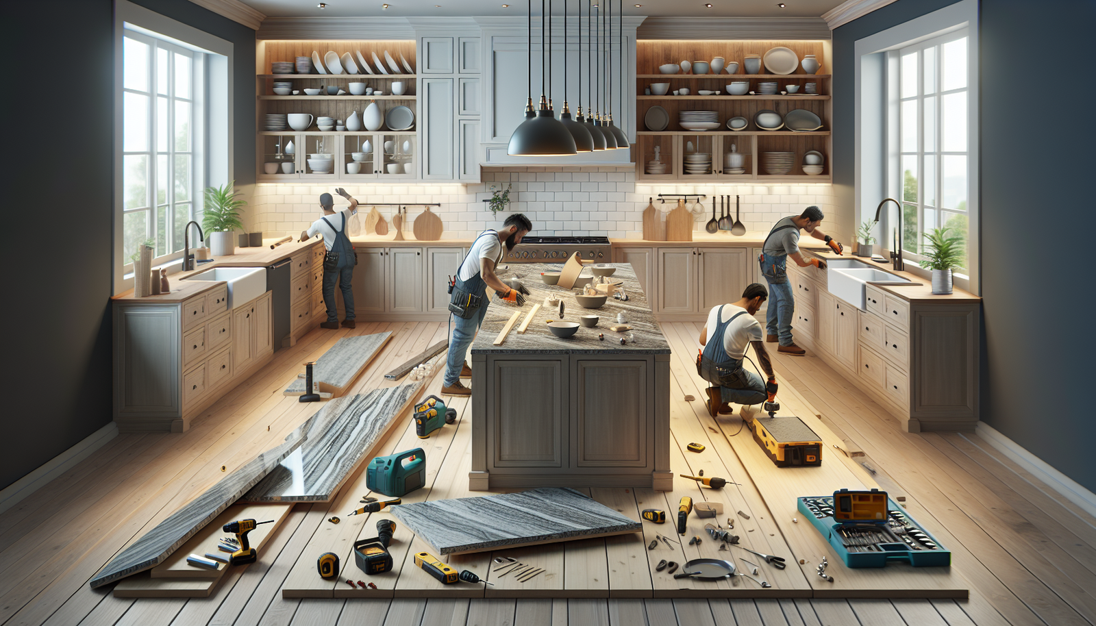 what is the average cost of replacing kitchen countertops?