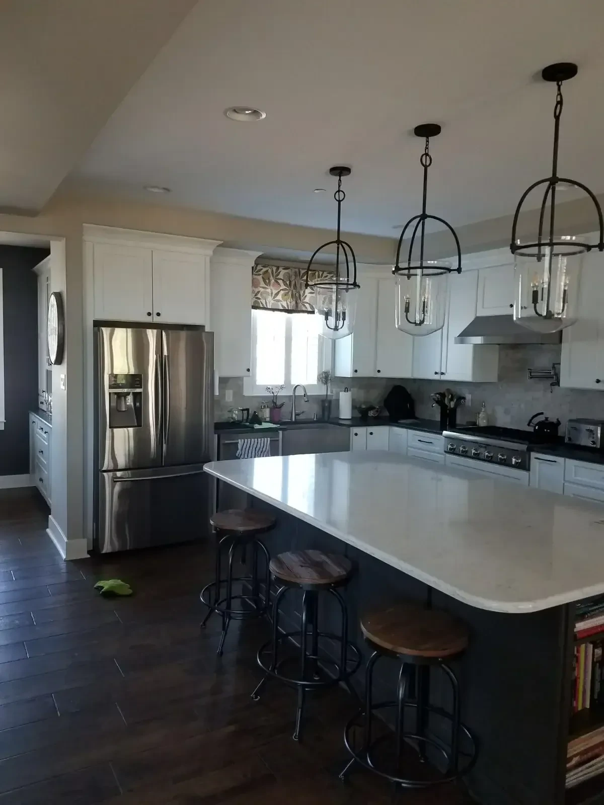 Kitchen island installation in Baltimore, MD adding space and function